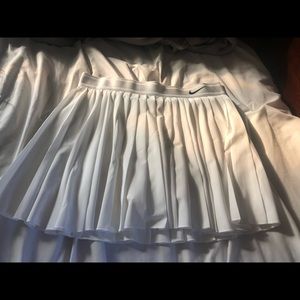 White Nike Victory Court Skirt
